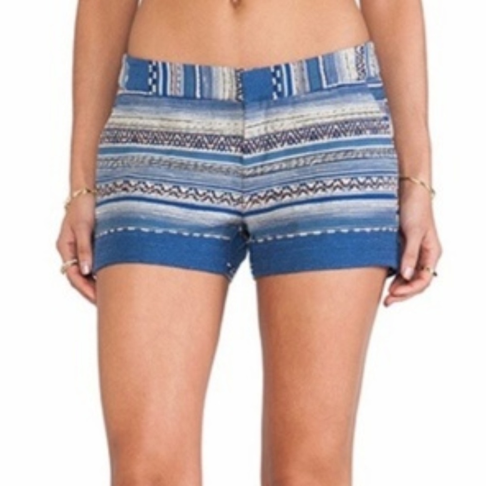 JOIE Embroidered Shorts 2